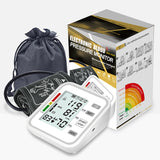 New Digital Automatic Blood Pressure Monitor Upper Arm Automatic Cuff BP Machine & Pulse Rate Monitoring Meter,Large LCD Display