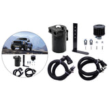 Oil Catch Can Kit 500ml Aluminum Fits for F 150 5.0L 2011-2019 Moulding