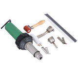 1600W Hot Air Welding Machine Kit Plastics Heat-Welders Tools Set with Welding Speed Nozzle &amp; Roller Rod
