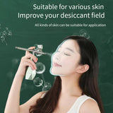 Mini Air Compressor Kit Air Brush Paint Spray Gun High Pressure Airbrush For Nail Art Tattoo Craft Cake Nano Fog Mist Sprayer