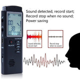 1536kbps Digital Voice Recorder Audio Sound Recorder MP3 Player Lossless Noise Reduction Long Distance Stereo Dictaphone