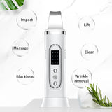 New Ultrasonic EMS Skin Scrubber Electric Vibration Massager Pore Deep Cleaning Dead Skin Removal Remover Face Lifting Care Tool