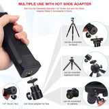 RGB Handheld LED Video Light Wand Stick 9 Colors Photography Light with Remote Control and Hot Shoe Adapter