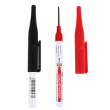 30mm Deep Drill Hole Long Nib Water Resistant Marker Pens Black Blue Red Home Decoration Construction
