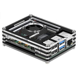Home Dust Resistant Acrylic Case Heat Dissipation Durable Easy Install Heatsinks Computer Protective 9 Layer  4