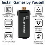 Built in 10000 Retro Games Two Players Video Game Console With 2.4G Wireless Controller For PS1/GBA Family 4K TV Game HD Output