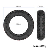 Ulip 10 Inch Electric Scooter Self-Repairing Tire 10x2-6.1 Off-Road Tubeless Tire Vacuum Tire for M365 Pro Pro2 1S MI3 Lite