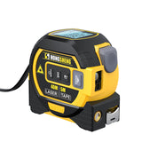 3-in-1 Laser Rangefinder 5m Tape Ruler Infrared Smart Electronic Ruler Laser Cross Line Marker Digital Distance Meter 40m/60m