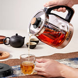 1.2L Electric Kettle Automatic Glass Health Preserving Pot Household Portable Mini Multi-function Cooker Tea Dessert Cooker