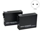 100M Single-Mode Single-Fiber Optical Fiber Transceiver HTB-3100AB Photoelectric Converter Black