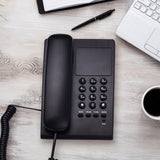 Corded Phone Landline Phone Wall Mountable Telephone Support Ringer/Handset Receive Volume Control Flash Mute Function Redial