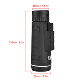 Monocular Cellphone Monocular Kit Telescope Phone Clip Tripod Bag Accessory With Lanyard 40 Times