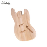 Muslady ST01-DT Unfinished Electric Guitar Body Handcrafted DIY Guitar Body Basswood Barrel Replacement Guitar Accessories NEW