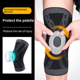 1 Pcs Support Compression Silicone Anti-Collision Sports Knee Pads To Protect The Patella Outdoor Basketball Football Running
