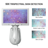 Professional Skin Hair Detector Scalp Hair Follicle Moisture/Skin Pores Pigment Magnifying Analyzer Skin Pigment Tester 11Inch
