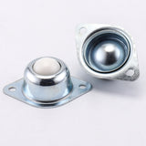 4Pcs Metal Steel Swivel Ball Caster Wheel Universal Eye Round Wheel for Machinery Trolleys Furniture Hardware By HXS