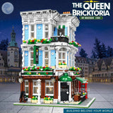 MOC 2734pcs City Streetview series The brickstive Modern Library Model Building Blocks Bricks Kids Toys Gifts Christmas gifts