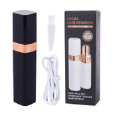 USB Rechargeable Electric Hair Removal Lipstick Shape Female Facial Epilator Remover Painless Safety Women Full Body Hair Shaver