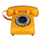 Corded Black Landline Phones for Home Old Style Antique Telephone Dial Phone With Muti-function Mini Phone Office Accessories