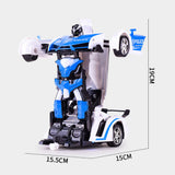 Transformation Robots Electric RC Car Sports Vehicle Model Toys Remote Outdoor RC Deformation Cars Kids Toys Boy Birthday Gift