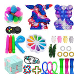 Popits Fidget Toys Push Bubble Fidget Sensory Toy Autism Special Needs Stress Reliever simple dimple игрушки для детей