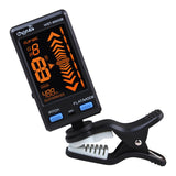 Cherub WST-650GB Professional Guitar Clip on Tuner Chromatic Digital Tuner Large Clear LCD Display for Acoustic Guitar/Bass