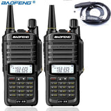 2pcs Baofeng UV-XR 10W High Power IP67 Waterproof Two Way Radio  Dual Band Handheld Walkie Talkie for Hunting UV-9R UV-9R plus