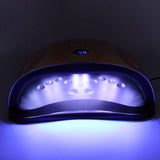 160W UV LED Nail Lamp 4 Gears Timer Setting Gel Polish Nail Curing Lamp for Home Salon Nail Gel Drying Machine 100-240V