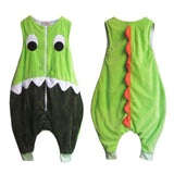 Newborn Zipper Sleepsack Wrap Cute Baby Short Sleeve Cotton Sleeping Bag Flannel Anti-kick Blanket Bedding
