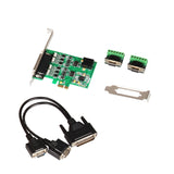 PCI Express To 2 Ports High Speed RS-422/485 Serial Card Pcie Controller Card Add On Cards EXAR XR17V352