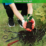 16 PCS Gardening Bonsai Pruning Tool Set Home Garden Outdoor Cutter Set Practical Hardware Tool Set with Storage Bag