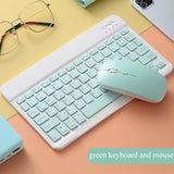 Rechargeable Universal 10 Inch Wireless Bluetooth Keyboard Mouse Set for IPad Iphone MAC Android Phone Samsung Tablet Windows