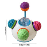 Durable Sensory Balls for Baby Kids Soft and Textured Massage Ball With Lights Music Educational Tactile Senses Ball Toy