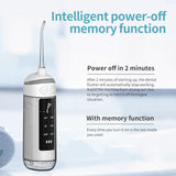 Intelligent Oral Irrigator Rrechargeable Water Flosser Dental Water Jet 180ML 6 Modes Water Tank Waterproof Dental Teeth Cleaner