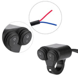 Motorcycle Brake Fog Light Angle Dual Control Button Handlebar Switch For Front Light Switch Hazard Light Switch Brake
