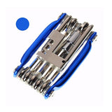 High Quality 11 In 1 Mini Repair Pocket Folding Tool Bicycle Moutain Road Bike Tool Set Cycling Multi Repair Tools Kit Wrench