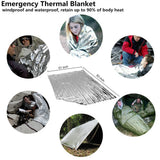SOS Wilderness Emergency Survival Kit and First Aid Kit Professional Survival Gear Emergency Tool for Camping Adventures Fishing