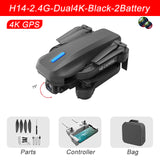RC Drone H14 GPS 4k HD Dual Camera 2.4G/5G WIFI FPV 75 Degree Electric Adjustment Headless Mode Foldable Quadcopter Helicopter
