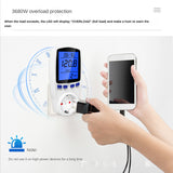 220V Digital Wattmeter In The Socket Energy Meter Watt Electricity Monitoring Measuring Outlet Power Analyzer EU US AU  UK Plugs