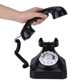 WX-3011 Vintage Black Multi Function Plastic Home Office Hotel Telephone Retro Wire Landline Phone Telephones telefono fijo