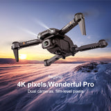 2021 New Mini Drone XT6 4K 1080P HD Camera WiFi Fpv Air Pressure Altitude Hold Foldable Quadcopter RC Drone Kid Toy GIft