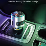 Car MP3 player FM Transmitter U Disk / TF Card Music Player Bluetooth Receiver Hands-free Calling USB QC3.0 Car Charger