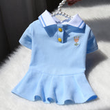 2021 New Summer Dog Dress Cat Puppy Skirt Small Dogs Clothes Yorkie Poodles Maltese Chihuahua Shih Tzu Pomeranian Pet Clothing