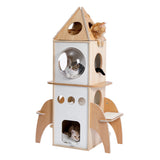 Cat Climbing Toy Cat House Kitten Climbing Frame Cat Tree Playing Training For Fun Cat Scratching Post