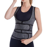 Good Healthy 2-in-1 Bust Lifter & Waist Shaper Adjustable Hook-and-loop Zipper Closure Women Shapewear