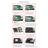 For Raspberry Pi 4B Aluminum Alloy Heat Dissipation Shell CNC Metal Protective Shell Box