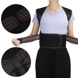 108pcs Magnets Therapy Tourmaline Self-heating Back Support Brace Belt Posture Corrector Spine Shoulder Lumbar Vest Pain Relief