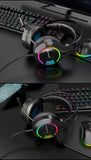 Gaming Headset Gamer 4D  Sound USB 3.5mm Wired RGB Light Game Headphones With Microphone For PC Laptop PS4 Gamer