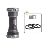 MTB Road Mountain Bike Aluminum BB Thread Bottom Brackets For 68-73mm Bearing Crankset Parts Outdoor Cycling Bicycle Accessories