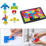 New 27PCS Pop Tetris Jigsaw Puzzle Toys Reliver Stress Toys Anti-stress Toys Pop Its Bubble Sensory Fidget Toy To Relieve Autism
